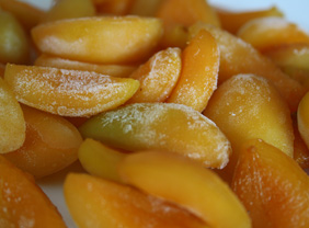 Organic Apricots, IQF Frozen