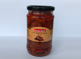 Sun Dried Pasteurised Tomatoes Marinated in Oil